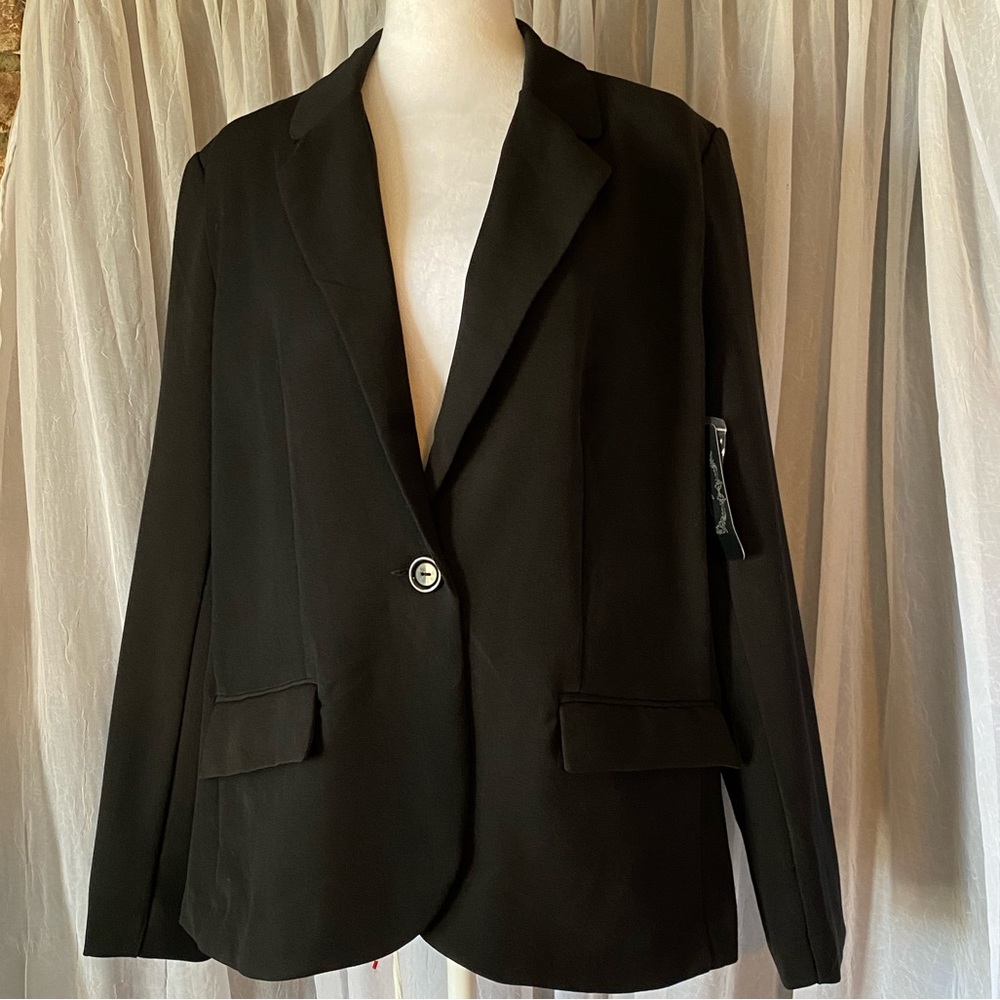 Ambiance XL black blazer NEW